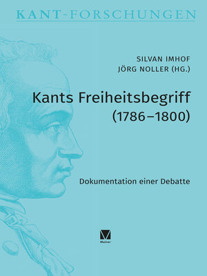 cover image of Kants Freiheitsbegriff (1786–1800)